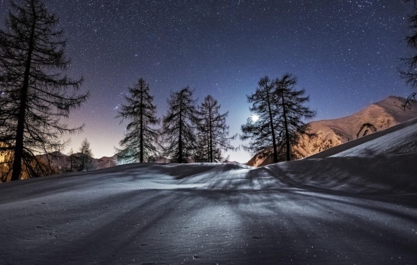 Cнежные дюны