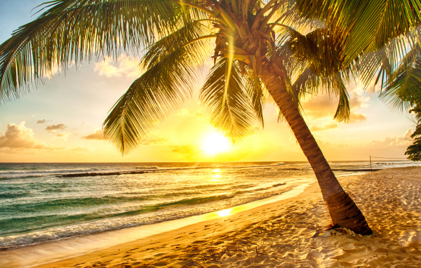 Рассвет на пляже