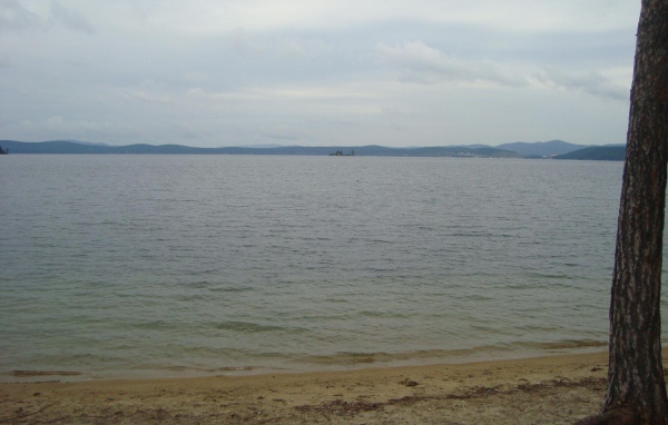 Золотой пляж на Тургояке