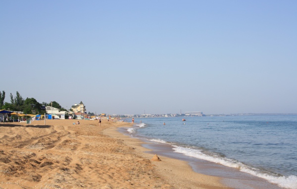 Золотой пляж на Азовском море
