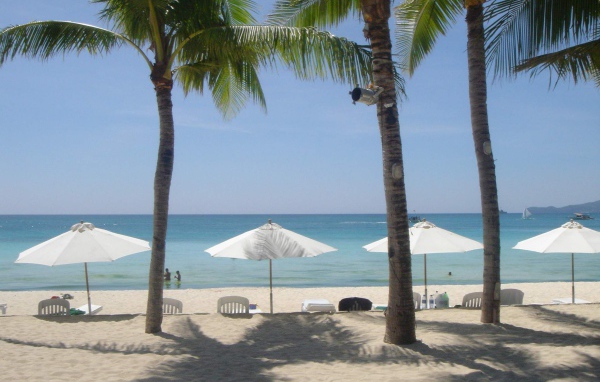 Белый пляж на Филиппинах