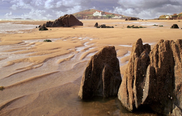 Пляж после отлива