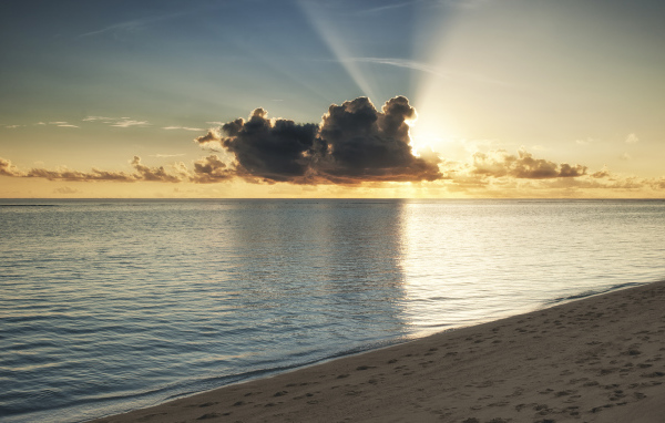 Закат на Мальдивах