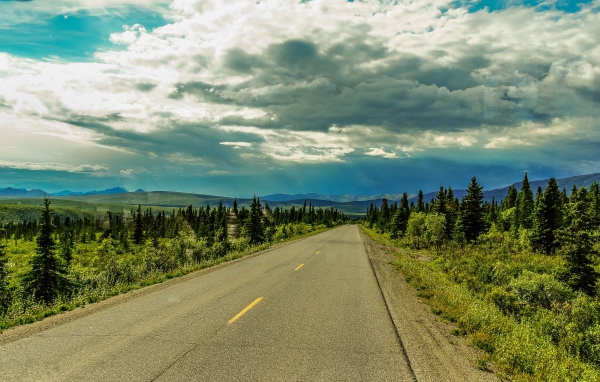 Облака над равниной