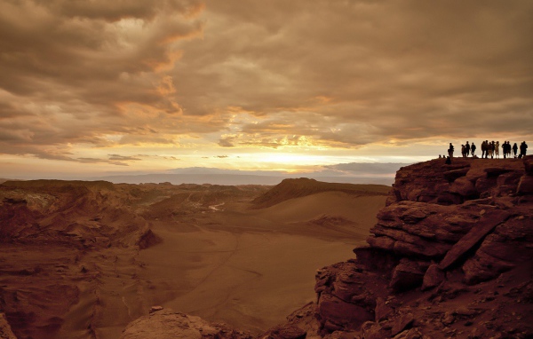 Лунная пустыня в Чили