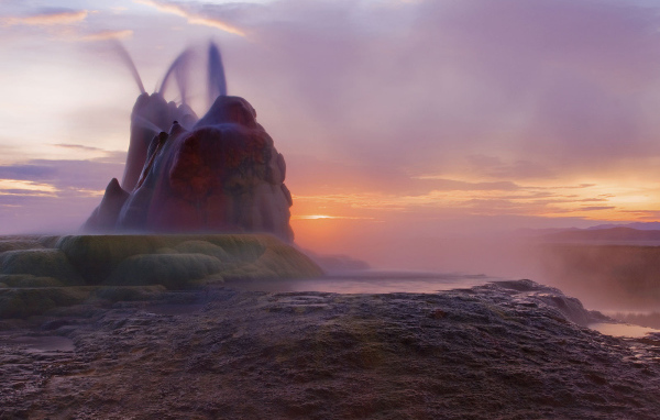 Гейзеры на горе