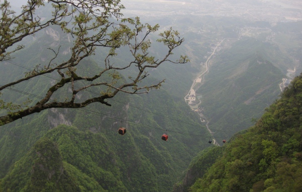 Панорама с горной вершины
