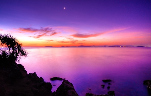 Розовый закат 