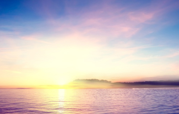 Закат на тропическом острове