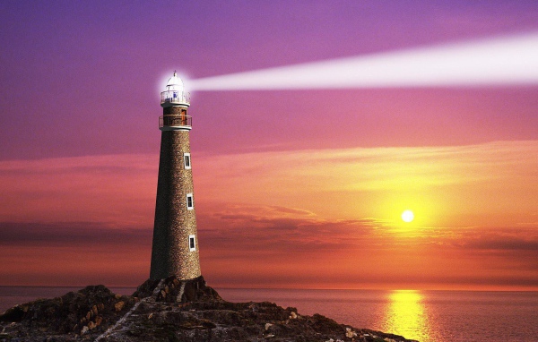 Луч света от маяка