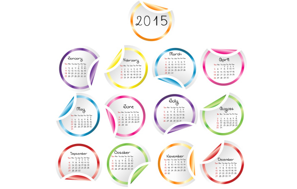 Календарь на Новый Год 2015