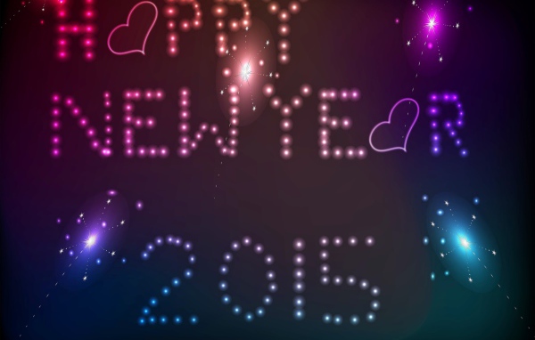 Табло с надписью 2015