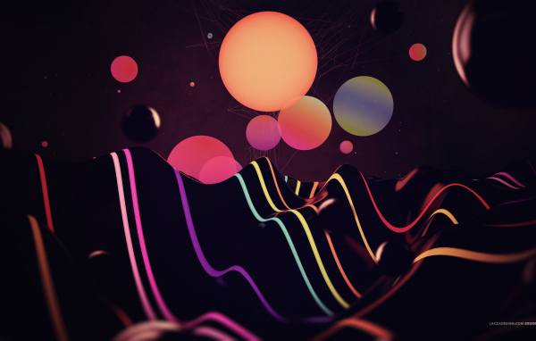 Разноцветные линии