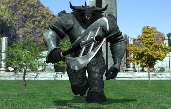 Минотавр с топором