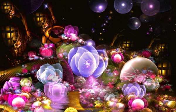 Абстракция с пузырями