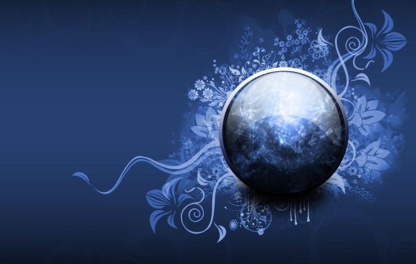 Шар с цветами