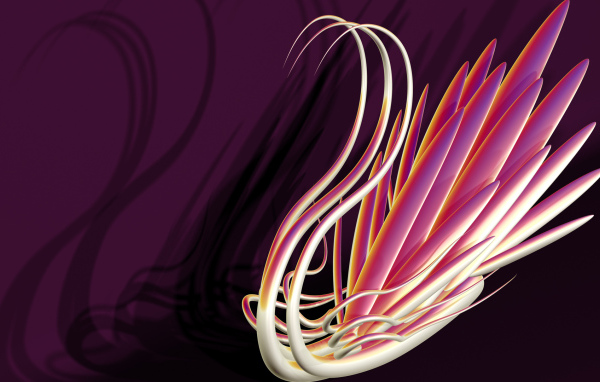 Абстрактный лебедь