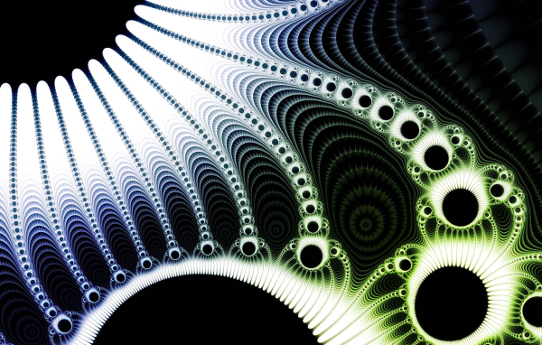 Абстрактные перья павлина