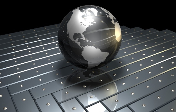 Абстракция с земным шаром