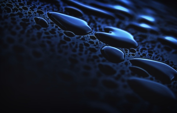 Синие капли