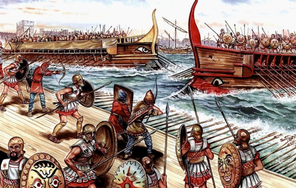 Сражение древних кораблей