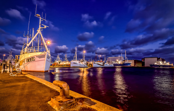 Вечер в порту