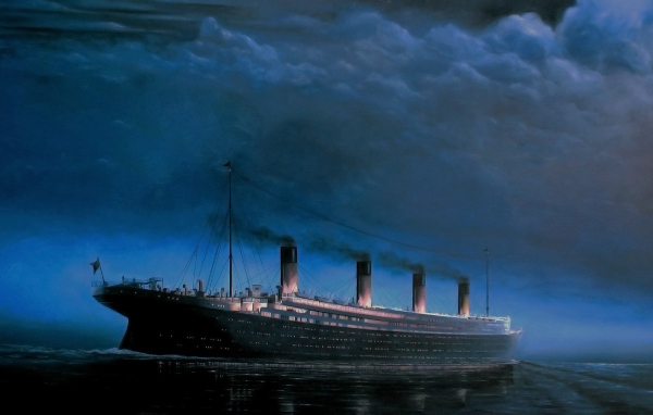 Титаник идет на запад