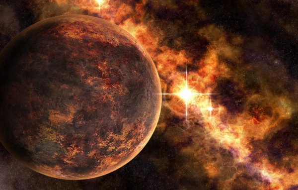 Горящий чужой мир