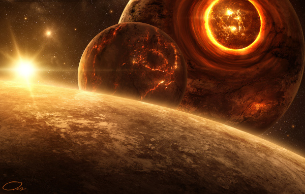 Трещины в планете