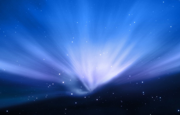 Лучи энергии в космосе