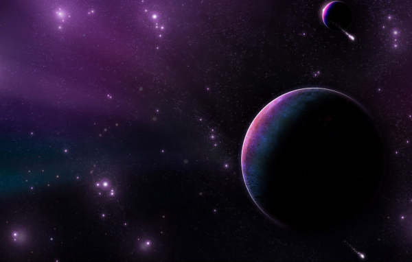 Фиолетовый космос
