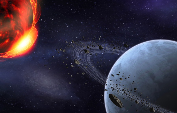 Красное пятно в космосе