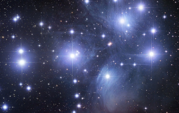 Сияние ярких звезд