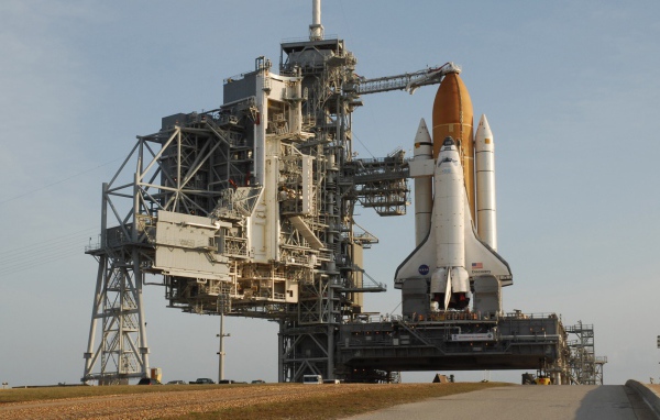 Шаттл на стартовой площадке