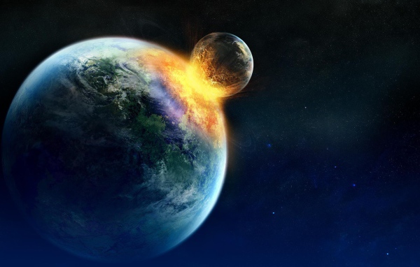 Столкнулись две планеты