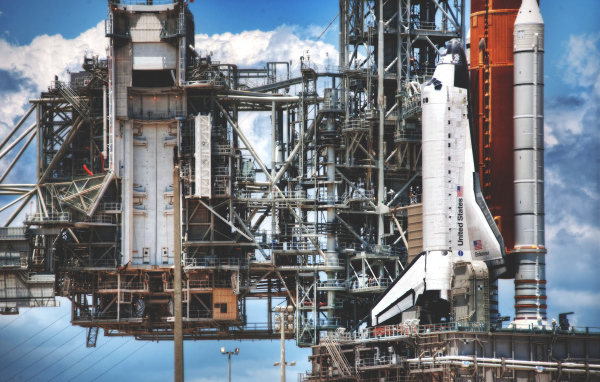 Запуск корабля Шатл