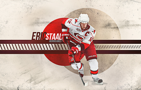 Eric Staal on ice