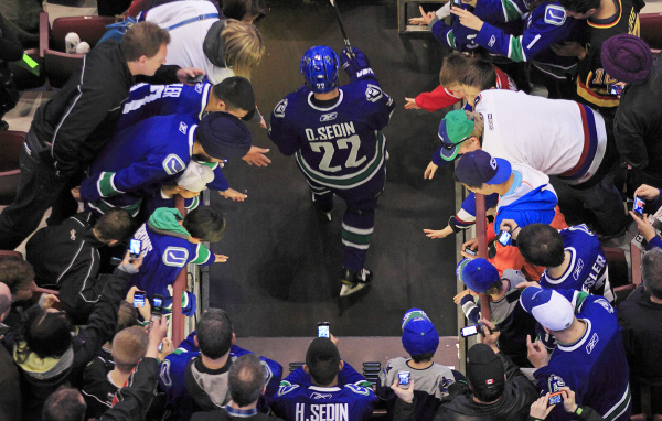 Известный игрок НХЛ Даниэль Седин