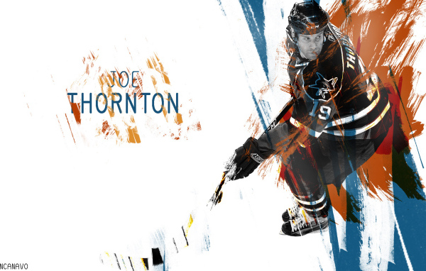 Joe Thornton on ice
