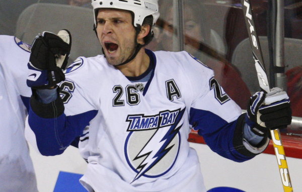 Мартин Сент-Луис на льду