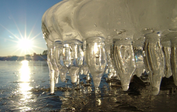 	   Ice figures in winter