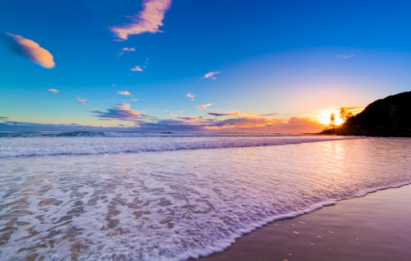 Красивый рассвет в Австралии