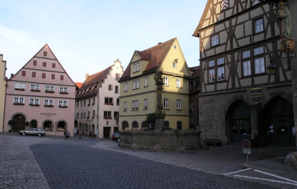 Площадь в городе  Зальцбург, Австрия