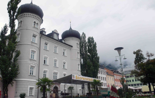 Красивое здание на курорте Лиенц, Австрия