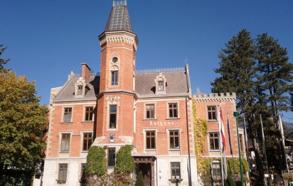 Замок на горнолыжном курорте Шладминг, Австрия