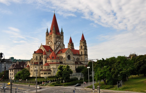 Собор в городе Вена, Австрия