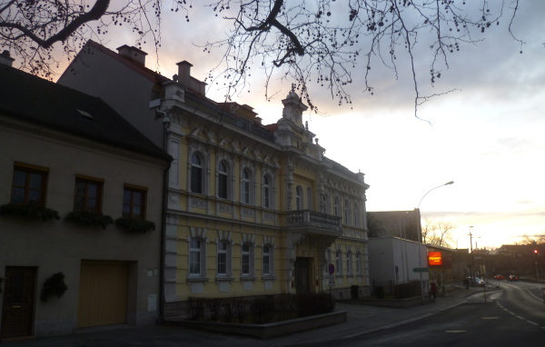 Старинное здание в городе Гайнберг, Австрия