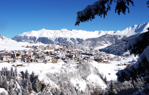 Panorama ski resort Mayrhofen, Austria