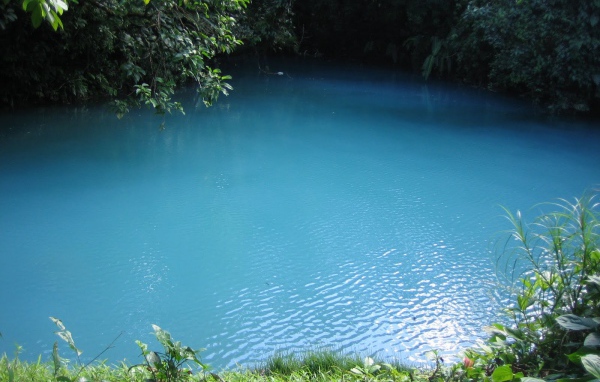Hot lake in Costa rica