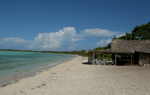 Хижина на пляже на курорте Кайо Коко, Куба